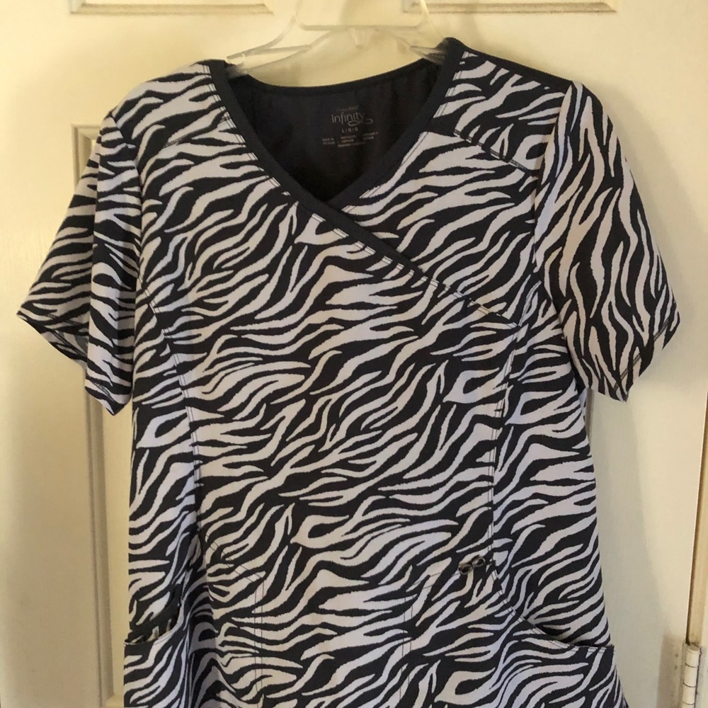 Two scrub tops